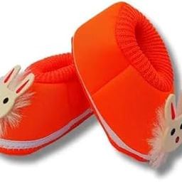 Unisex Newborn Baby Booties Baby First Walking Soft Fabric Fur Shoes With Anti Slip Sole Toe Multicolor (0-12Months)-image-99