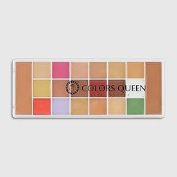 Colors Queen Multi-Purpose Base Concealer & Corrector Palette | Long Lasting & Creamy Texture, Easy to Blend Formula | Lightweight, Full Coverage Concealer Palette for Face Makeup - 110g-image-14