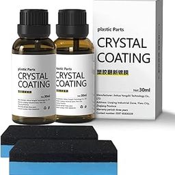 KROYWEN Crystal Coating Restorer And Revitalizing Plastic Parts Agent for Dashboard Trim Interior And Exterior Shiner Polish Cleaner Car Maintenance Accessory. Car, Bike & Home (30ml, pack of 2)-image-93