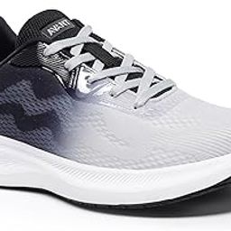 Men's Falcon Outdoor Sports Shoes with Enhanced Grip TPR Outsole & Laces Running Shoes - Lime Green-image-2