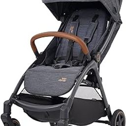 Britax Gravity II One - Handed Fold Baby Stroller Marble Blue-14
