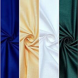 SUBHDIN Premium Unstitched Shirt Fabric For Men -2.25m Shirt Cloth Piece - Pure Cotton Linen Blend Material-image-65