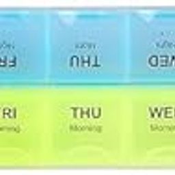 PREQURE 2 by 7 Tablet Box HT-259 with Manual Pill Splitter – Pack of 1 Light Blue and Yellow – Compact, Durable, and Easy-to-Use Pill Cutter for Accurate Medication Splitting-image-6