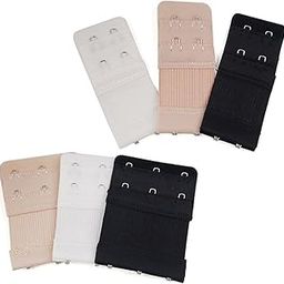 Zoylink 6 Pcs Bra Extender Soft Comfortable 2 Rows 2 Hooks 3 Hooks Elastic Bra Extender Set-image-61