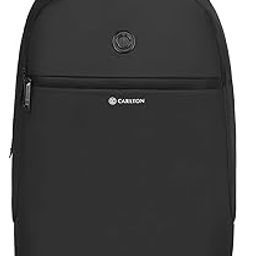 Laptop Backpack 22L With Rain Cover, Pockets for Hard drive, Passport Pocket & Air Cushion System |Midnight Black | Dorset 04-image-48