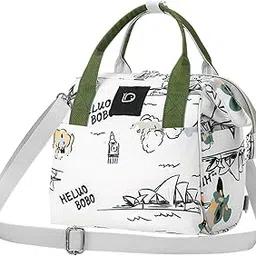snowie soft Baby Diaper Bag Hand Bag with Removable Shoulder Strap Carry On Bag Mommy Tote Bag Backpack Cross Body Baby Diaper Bag Multi Carrying Methods, Fashion Printed Mommy Tote Bag for Travel, Daily, Walking-picture-3