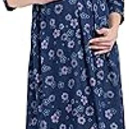 Women's Knee Length Maternity | Feeding | Nursing Dress | Nursing | Casual Dress | Pre and Post Pregnancy-image-77