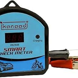 KANAAD® 6 Volt To 32 Volt Dc Corded Electric Digital Voltmeter With Battery Health Indicator And Battery Charging Indicator, Blue-24