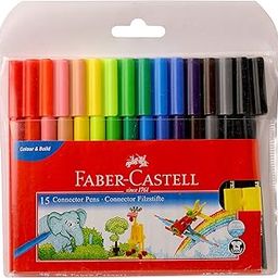 Faber-Castell Connector Pen Set - Pack of 15 (Assorted)-picture-20