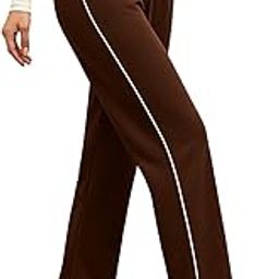 Women's Striped Track Pants | Women Trackpants | Women Lower/Pyjama | Lounge Pants | Loose Fit Trackpants | Gym/Yoga/Casual Wear Pants-image-73