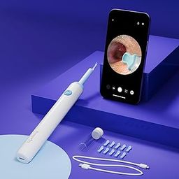 Lifelong Ear Cleaning Tool with Camera - Rechargeable Ear Cleaner – Ear Wax Removal – Wireless with USB Charging Cable – Disposable Rubber Ear Buds (LLEC09)-image-99
