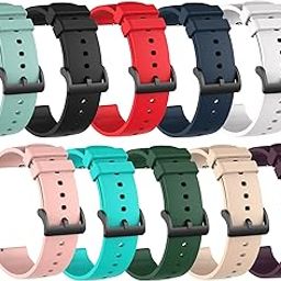 TenCloud Compatible with Garmin Vivoactive 5 Watch Bands Adjustable Replacement Wristband Women Men Soft Silicone Straps-image-57