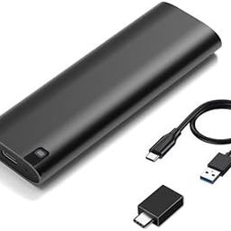 Tobo USB C to M.2 NVMe SSD Tool-Free Enclosure Reader, USB 3.1/3.2 Gen 2(10Gbps) to NVMe PCI-E M-Key Solid State Drive External Adapter Support UASP Trim (Fits only NVMe SSDs 2242/2260/2280) TD-405HS-23