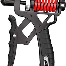 MERISHOPP® Hand Grip Strengthener with Counter Anti Slip Portable Grip Strength Trainer Black | Sporting Goods | Fitness, Running & Yoga | Fitness Equipment & Gear | Hand Grippers-image-26