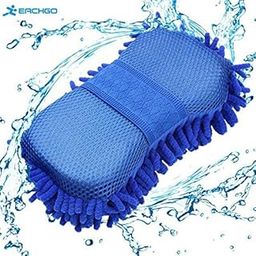 Auto Hub Multipurpose Microfiber Car Cleaning Sponge (Mix Color, 1 Unit)-image-26