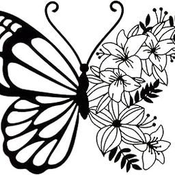 CALANDIS™ Butterfly Decoration Wall Art Wall Sculpture for Birthday Garden and Living Room | Home Dacor-image-41