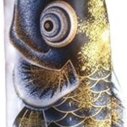 50cm Golden Black Windsock Artificial Silk Koi Nobori Fish Decor-image-93