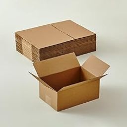 SANDUUQ YOUR PRODUCTS Corrugated Golden Box/Shipping Boxes/Packaging Boxes - 9x6x4.5 inch - (Pack of 50, Brown)-image-17