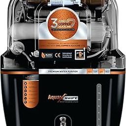 CevPure ISO Certified | 3000 TDS | Swift Zinc Copper Alkaline RO Water Purifier | 12 Liter Storage | RO + UV + UF + Zinc + Copper + Alkaline + TDS Control | Best For Home and Office (Swift Black)-image-35