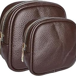 CARTBRINK Mini Cosmetic Pouch Makeup Pouch for Girls Small Pouches for Women, Utility Pouch for Women (Brown)-image-14