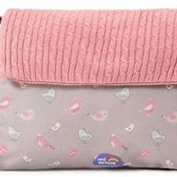 Mi Arcus Printed Maternity Diaper Bag with Zip Closure, Multipurpose Handbag, Includes Diaper Changing Sheet for Travel- Pink-9