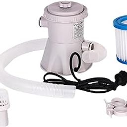HEAVENGLOW 300GPH Above Ground Swimming Pool Electric Filter Pump Cleaning Tool EU Type-image-31