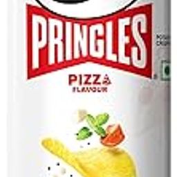 Pringles Pizza Flavour Potato Crisps, 107 Gram Can - Pizza-image-17