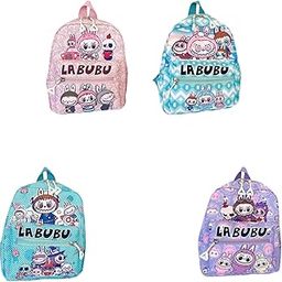 ™ Kids Backpack Travel Bag with Zipper Closure Stylish Nylon Adorable Rucksack Pink | Womens Handbags & Bags-image-33