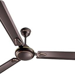 LONGWAY Kiger P1 1200 mm/48 inch Ultra High Speed 3 Blade Anti-Dust Decorative Star Rated Ceiling Fan (Smoked Brown, Pack of 1)-16