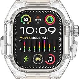 Honmin® Clear Heavy Duty Watch Case Band Compatible with Apple iWatch Series-image-95