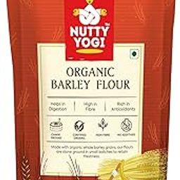 Nutty Yogi Organic Barley Flour l Gluten Free Atta l 100% Natural & Vegan l Jau ka Atta l Fibre Rich l Make Healthy Snacks l Mix with Wheat Flour & Make Chapati l 1KG-image-81