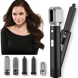 Drumstone 𝟏𝟓 𝐘𝐞𝐚𝐫𝐬 𝐖𝐚𝐫𝐫𝐚𝐧𝐭𝐲 5-in-1 Hot Air Hair Dryer Styler, Versatility Hot Air Hair Styler for Flawless Styles (Black)-image-59