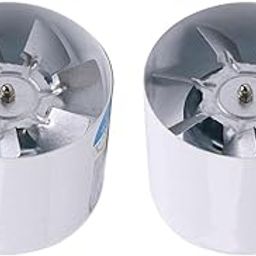 Enakshi® 2Pcs 100mm 4'' Duct Fan Exhaust Vent Air Cooled Hydroponic Inline Blower| Parts & Accessories | Car & Truck Parts | Air Conditioning & Heat | A/C & Heater Controls-picture-13