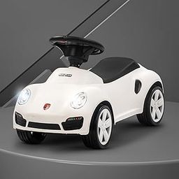 Baybee Bolt Baby Push Ride on Car for Kids | Portable Baby Car with LED Light, Music & Anti Rollover Stopper | Indoor Play Rider Cars for Toddlers | Kids Cars for 1 to 3 Years Boys Girls (White)-16