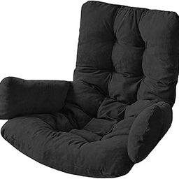 Swing Egg Chair Hanging Basket Chair Cushion for Courtyard Patio Black-image-47