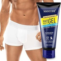 Mancode Intimate Hair Removal Gel for Men – Fast & Painless, Soothing for Unwanted Coarse Pubic Hair, Suitable For All Skin Types - 100ml-28