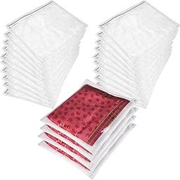 Kuber Industries Saree Cover | Clothes Storage Bag | Single Packing Saree with Zip Closure | Wardrobe Organizer | Cloth Stoarge Organizer | Plain Saree Cover | Pack of 24 | White-image-70