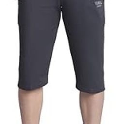 Solid Regular Fit Polyster Lycra Capri for Men-P-picture-2