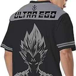 crazymonk Men's Cotton Printed Ultra Ego Oversized Steel Grey T-Shirt-picture-44