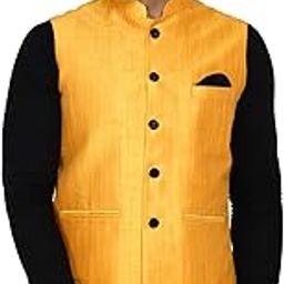 Men's Banarasi Solid Nehru Jacket …-image-64