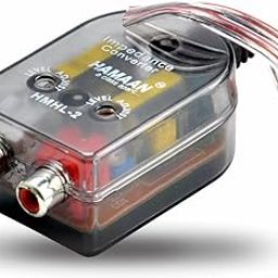 HAMAAN HMHL-2 Hi-Low Converter with Noise Filter Adjustable Speaker Cable to RCA Adapter with Line Out Audio Impedance Converter for Car Audio Connection Systems-image-34