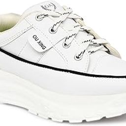 Running Shoes for Women | Walking and Running Shoes with Breathable Mesh Upper | Lace-Up Sports Shoes for Women | Thick Cushioned Outsole for Extra Comfort-image-6