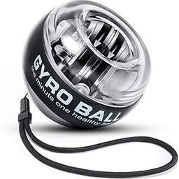 OCTOPUSPRIME Auto Start Gyro Ball, Wrist Power Ball & Exerciser, Strengthens Arms, Fingers & Wrist Bones, Auto-Start Colorful Lighting (Black)-picture-31