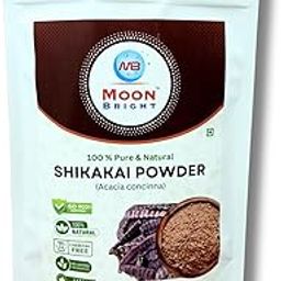 Moon Bright 100% Pure and Natural Shikakai Powder for Hair, For Hair wash and Shampoo, SLS and Paraben free, Suitable for all hair types 50 GM-image-54