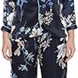 Women's Floral Print Button Down Shirt & Pajama Set-18