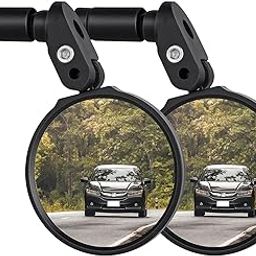 COTOUXKER Bike Mirror Bicycle Mirrors for H lebars 360-Degree Rotation Unbreakable Convex Rearview Lens for Safe Cycling 2 Sets)-1