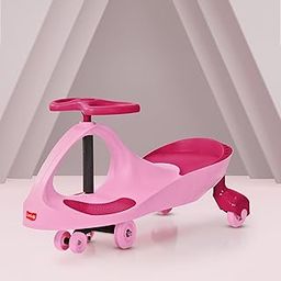 LuvLap Sunshine Swing Car, Magic Car, Kids Push Car, Swing Car for Kids, Comfortable Seats & Durable, Baby Car, Magic Toy Car, Kids Swing Car, Ride On Car, Kids Car, 3+ Years, Pink-26