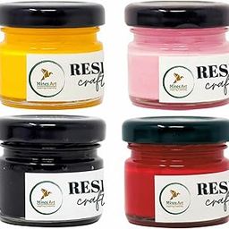 Mines Art Epoxy Resin Opaque Pigment Set of 4 Colours, Multicolor (25 GMS Each) (Fiery Passion)-image-7