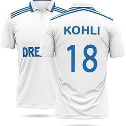 95miles garments Virat Kohli Jersey 18 Number Jersey Test National Team Cricket Jerseys Team Men's New-picture-14