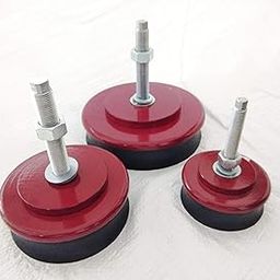 Aicon Anti Vibration Mountings Pads With M12 x 1.5 Bolt & Nut - 85mm Dia/Pack of 4 Pcs-image-84
